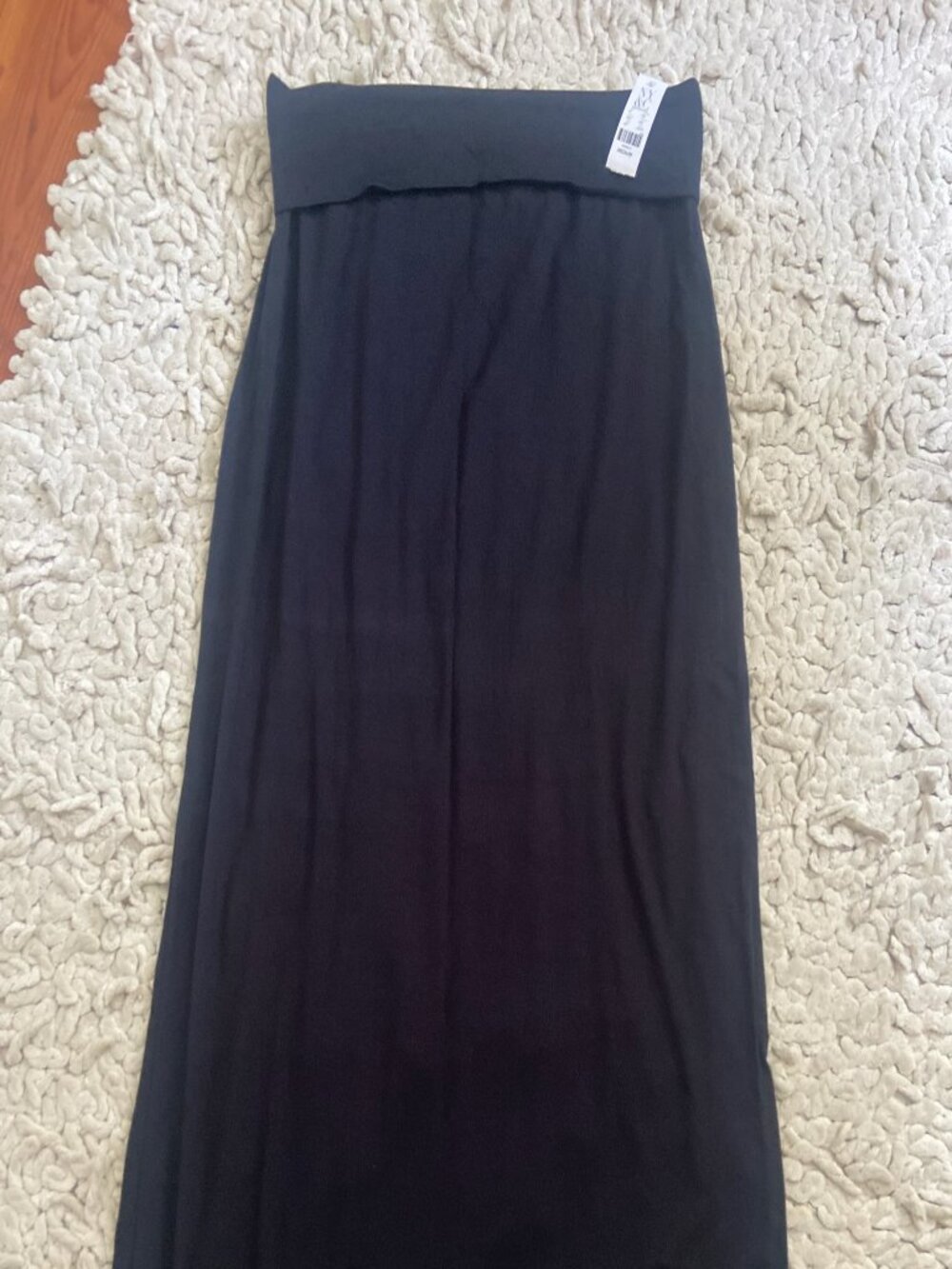 NY&Company Black Pull-On Maxi Skirt Size M NWT